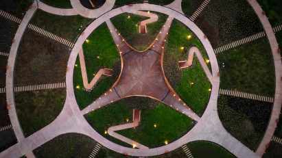A radial design for a memorial park in Addis Ababa