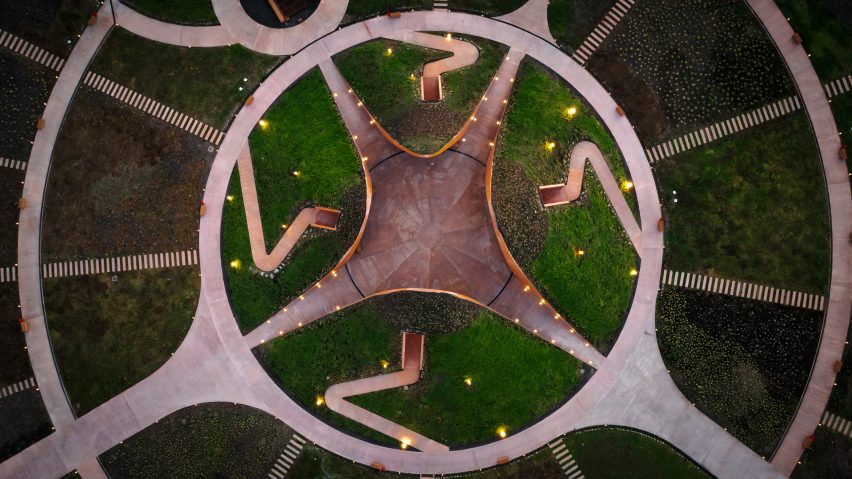 A radial design for a memorial park in Addis Adaba