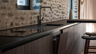 A kitchen fitted with Fisher & Paykel appliances 
