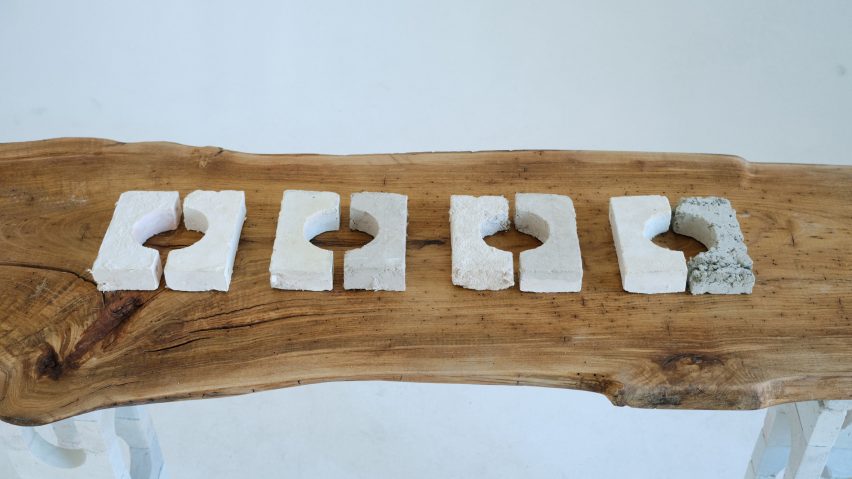 Photo of wooden table with materials on it