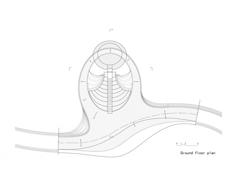 Plan of Ring of Starlight by HDEC AIR-CoLAB Studio