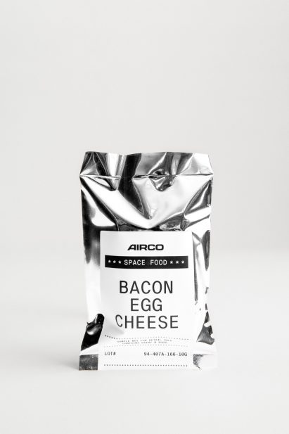 Frieze Dried bacon egg and cheese