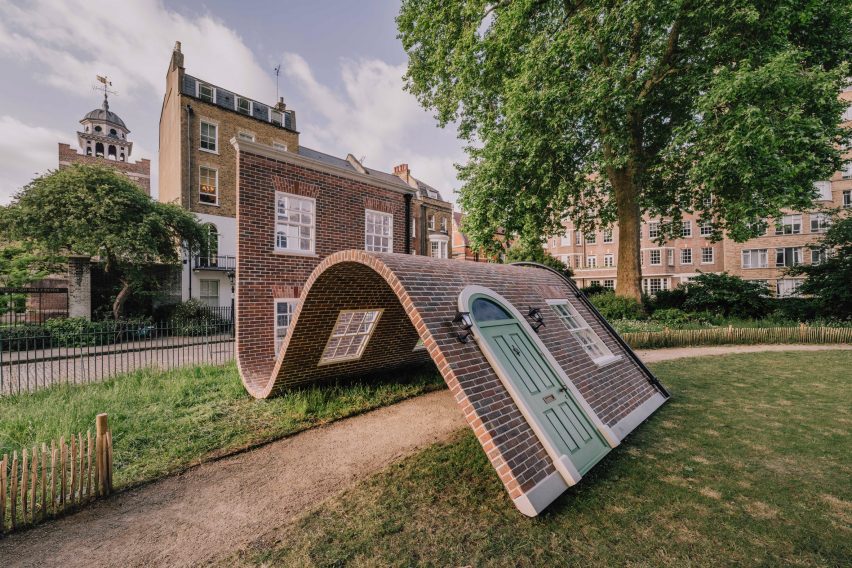 A Week at the Knees by Alex Chinneck at Clerkenwell Design Week