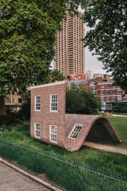 A Week at the Knees by Alex Chinneck at Clerkenwell Design Week