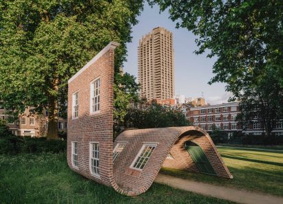 A Week at the Knees by Alex Chinneck at Clerkenwell Design Week