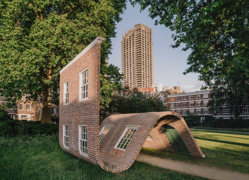 A Week at the Knees by Alex Chinneck at Clerkenwell Design Week