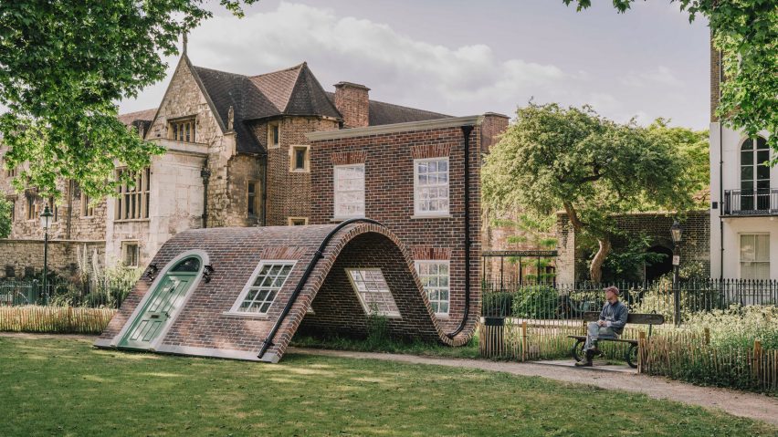 A Week at the Knees by Alex Chinneck at Clerkenwell Design Week