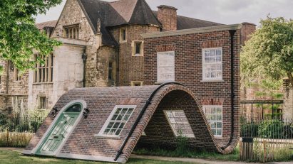 A Week at the Knees by Alex Chinneck at Clerkenwell Design Week