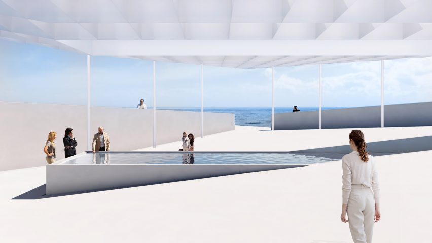 Floating plaza by Carlo Ratti Associati and Höweler + Yoon Architecture