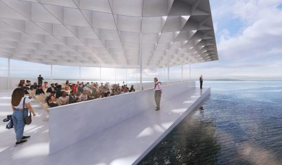 Floating plaza by Carlo Ratti Associati and Höweler + Yoon Architecture
