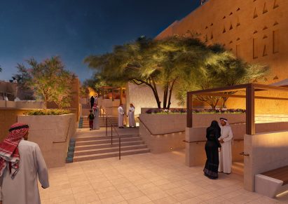 Museum with adobe walls by Zaha Hadid Architects