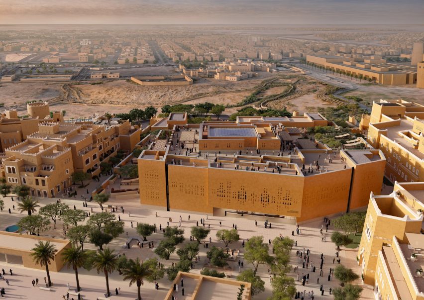 Adobe building in Saudi Arabia by Zaha Hadid Architects