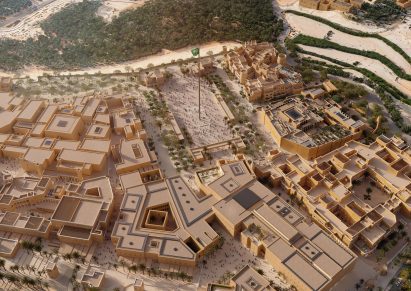 Adobe building in Saudi Arabia by Zaha Hadid Architects