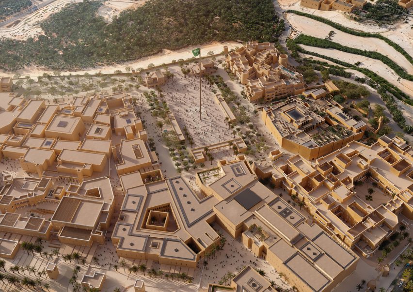 Adobe building in Saudi Arabia by Zaha Hadid Architects