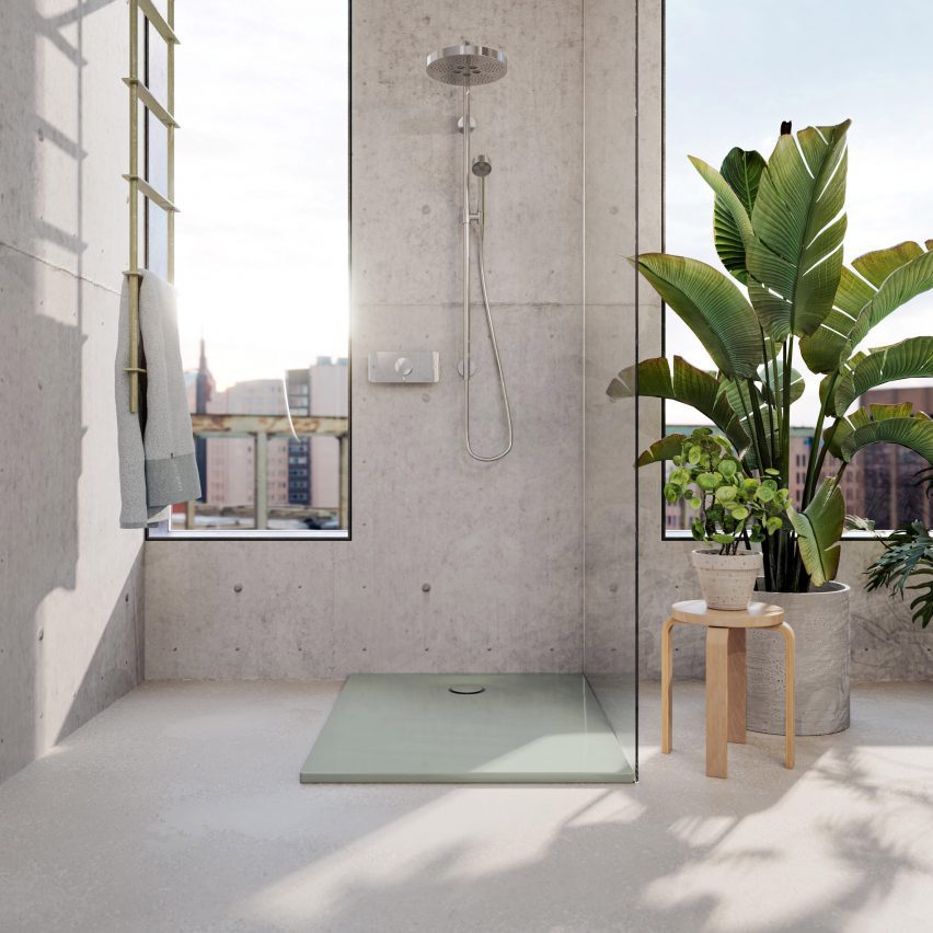 BetteUltra Space shower tray by Bette