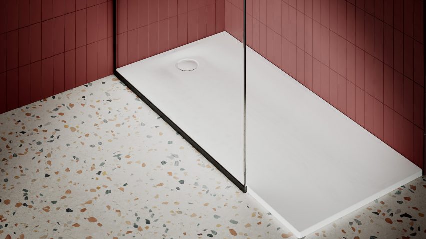 BetteUltra Space shower tray by Bette