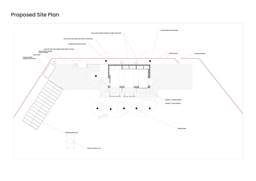 The Blooming Shed floor plan