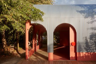 Door of The Blooming Shed by Bat Studio
