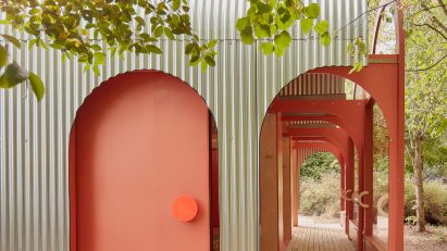 Door of The Blooming Shed by Bat Studio