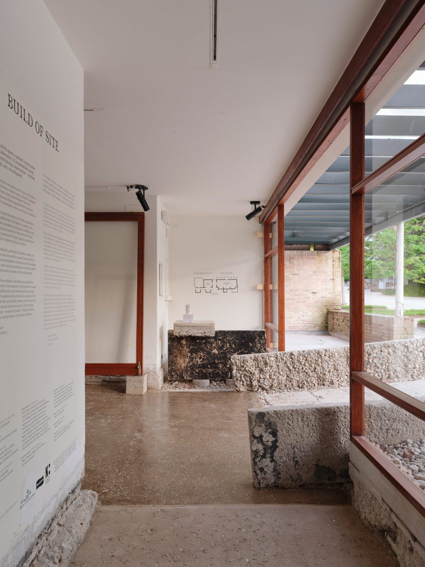 Build of Site exhibition at the Danish Pavilion at Venice Architecture Biennale