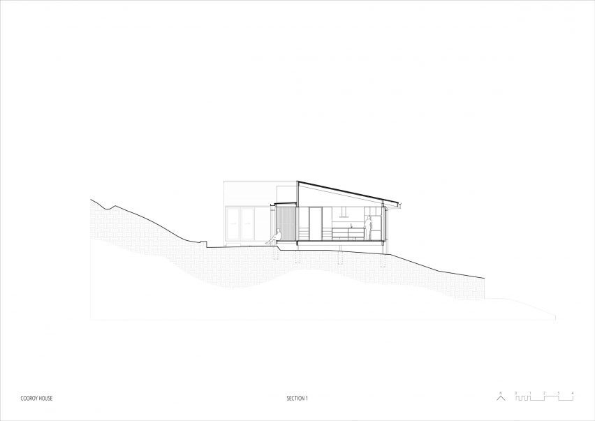 Section of Cooroy House by Henry Bennett and Dan Wilson