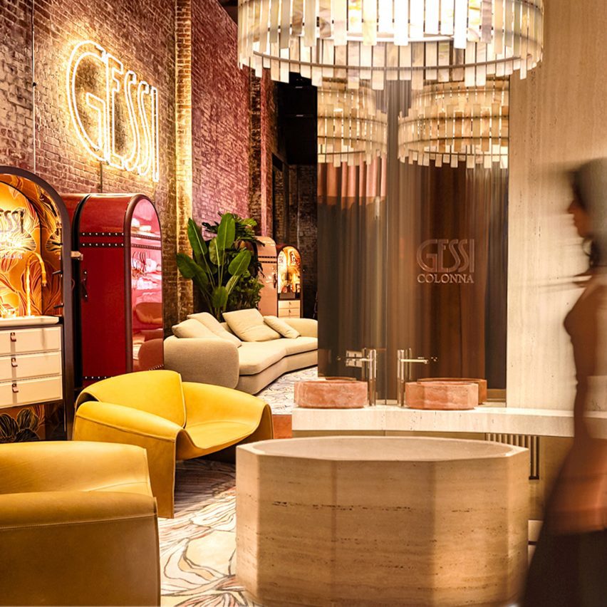 Gessi bathroom brand showroom NYCxDesign
