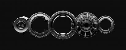 Five in-wheel motors for five different vehicles
