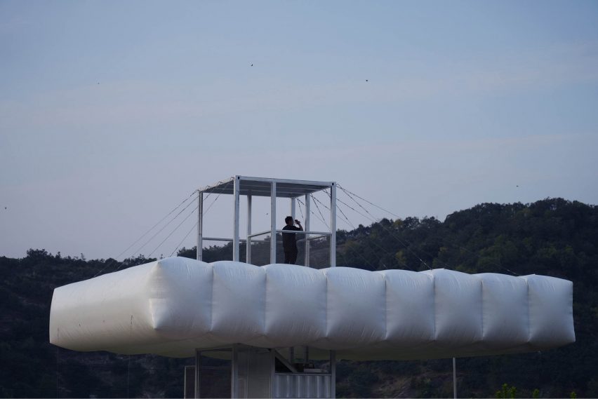 Down in the Clouds pavilions by Practice on Earth and Increments Studio
