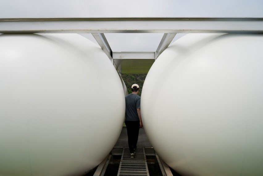 Down in the Clouds pavilions by Practice on Earth and Increments Studio
