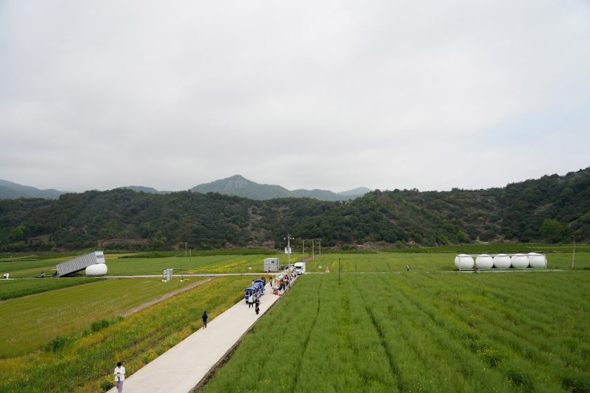 Down in the Clouds pavilions by Practice on Earth and Increments Studio