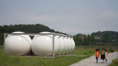Down in the Clouds pavilion by Practice on Earth and Increments Studio