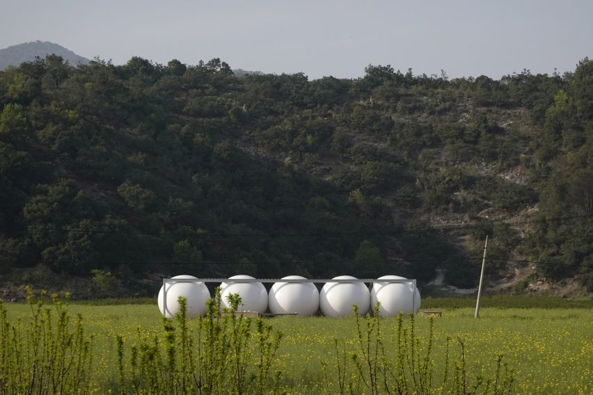 Down in the Clouds pavilions by Practice on Earth and Increments Studio