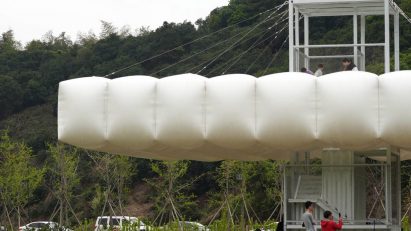 Down in the Clouds pavilions by Practice on Earth and Increments Studio