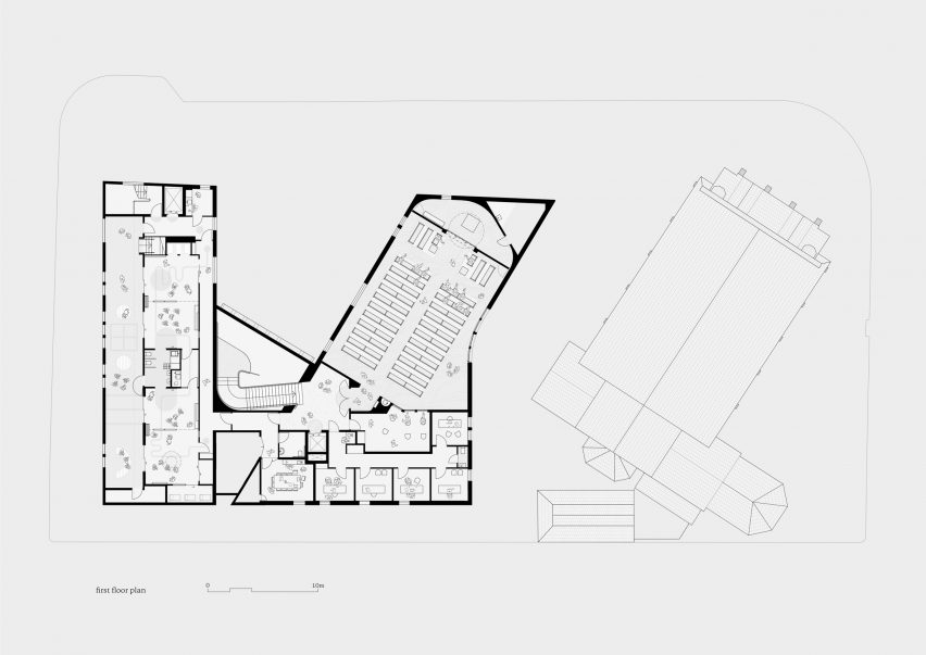 First floor plan of St Mary's Coptic Church