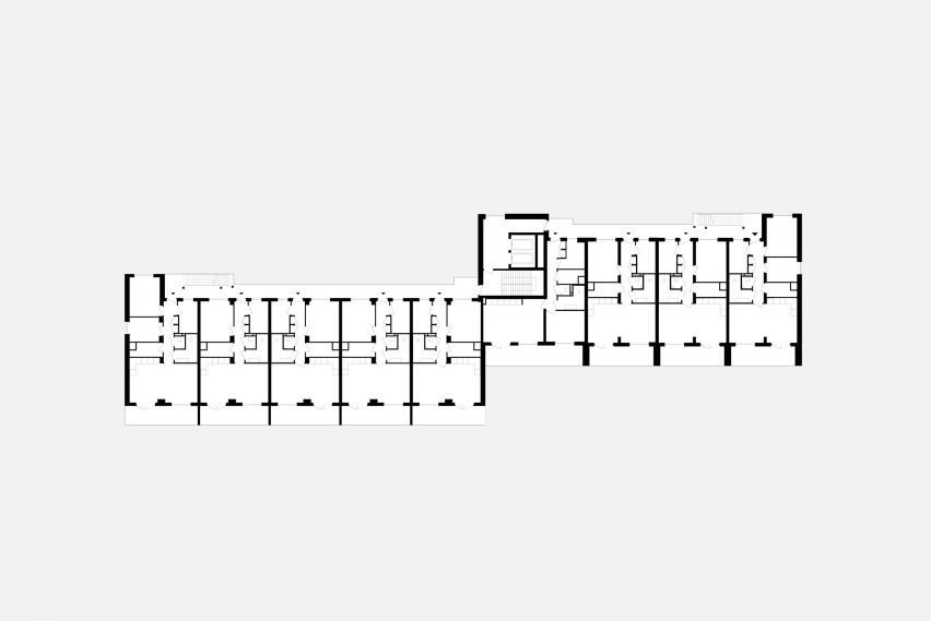 First to seventh floor plans of Valckensteyn by Powerhouse Company