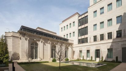 Exterior of Frick Collection renovation Selldorf Architects