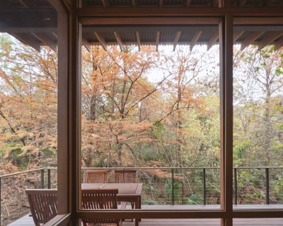 Birdwatching pavilion