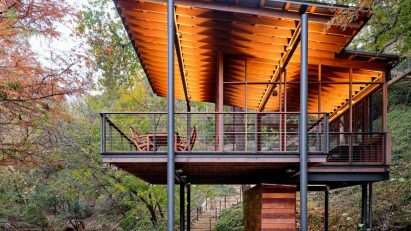 Roost birdwatching platform