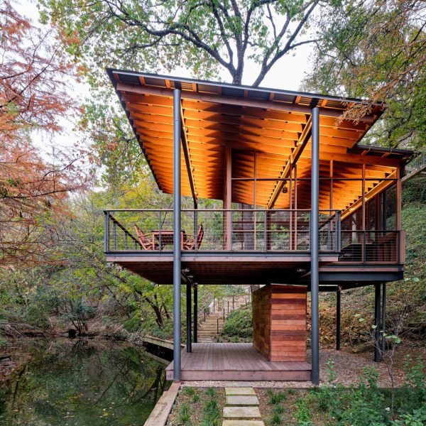 Roost birdwatching platform