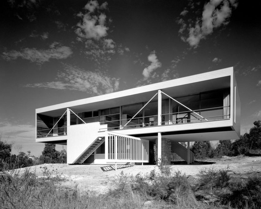 Julian Rose House, Wahroonga, Sydney, Australia 1954. Architect Harry Seidler. Photo Max Dupain, © Penelope Seidler