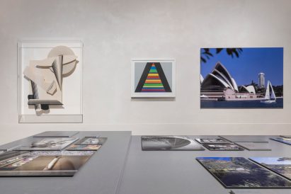Sydney opera House photo on a wall