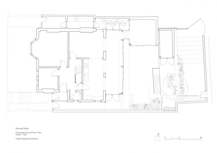 Plan of Hastings House by Hugh Strange Architects