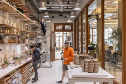 Workshop in architecture studio