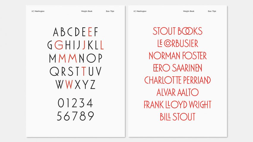 Typeface created for William Stout Architectural Books in San Francisco by Jony Ive's design studio LoveFrom