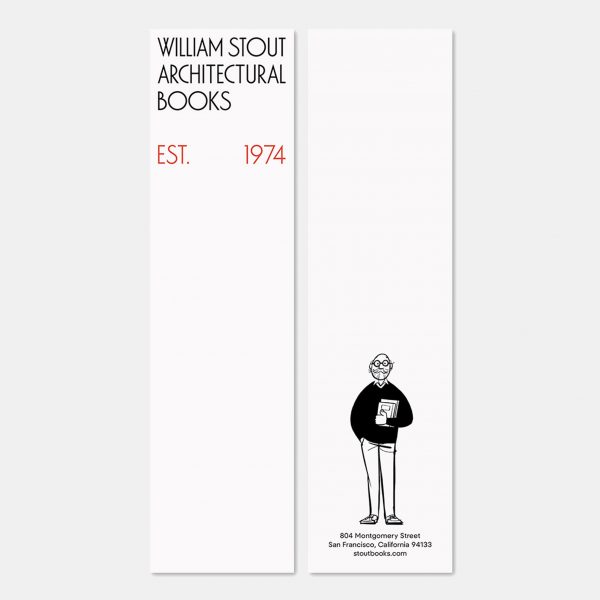Bookmarks created for William Stout Architectural Books in San Francisco by Jony Ive's design studio LoveFrom