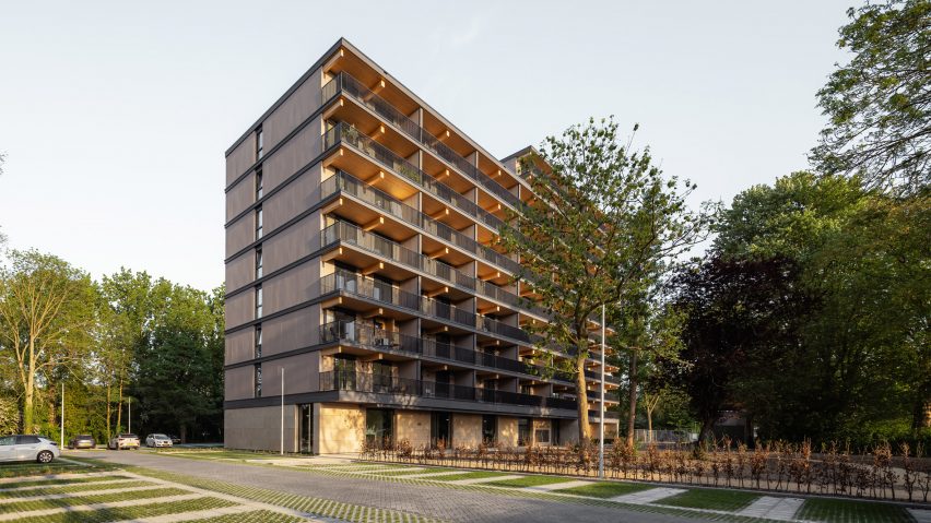 Valckensteyn mass-timber apartment building in Rotterdam by Powerhouse Company
