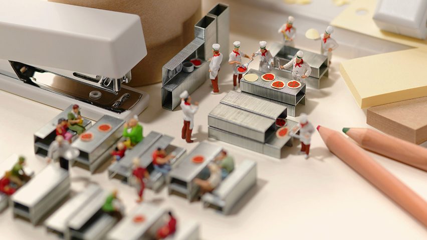 Tatsuya Tanaka transforms Muji products into miniature dioramas