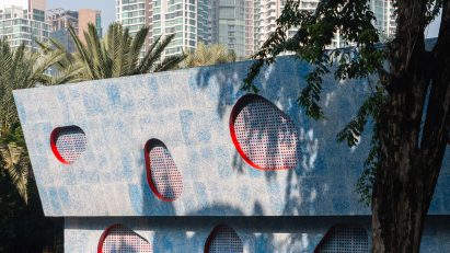 Exterior of Self Care Community Centre in Jakarta by Space Available, Sidarta and Sandaja and Andika Wahyu
