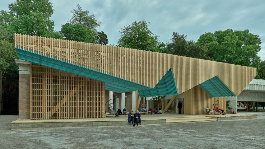 US Pavilion Porch at the Venice Architecture Biennale