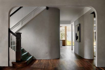 House centered around private meadow in Washington DC by Colleen Healy